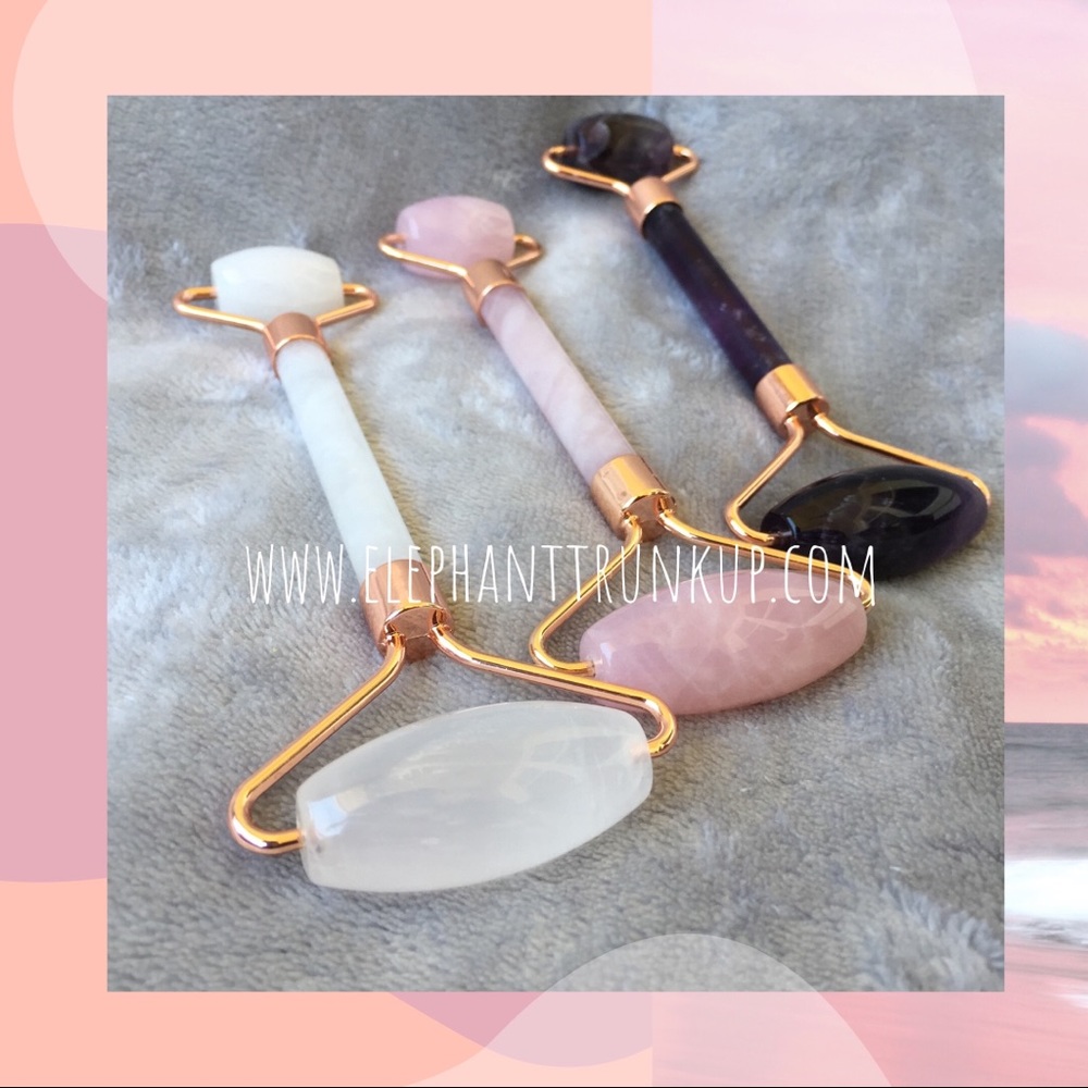 Rose Quartz Face Roller - Picture 8 of 8